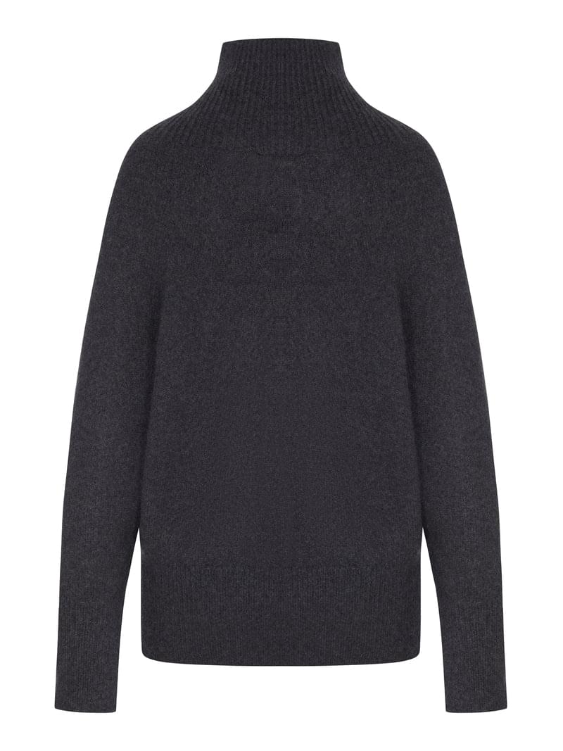 Giorgio Armani Women High Neck Sweater In Shaved Cashmere GIORGIO ARMANI