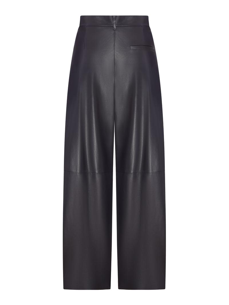 Giorgio Armani Women Wide Nappa Trousers With Pleats GIORGIO ARMANI