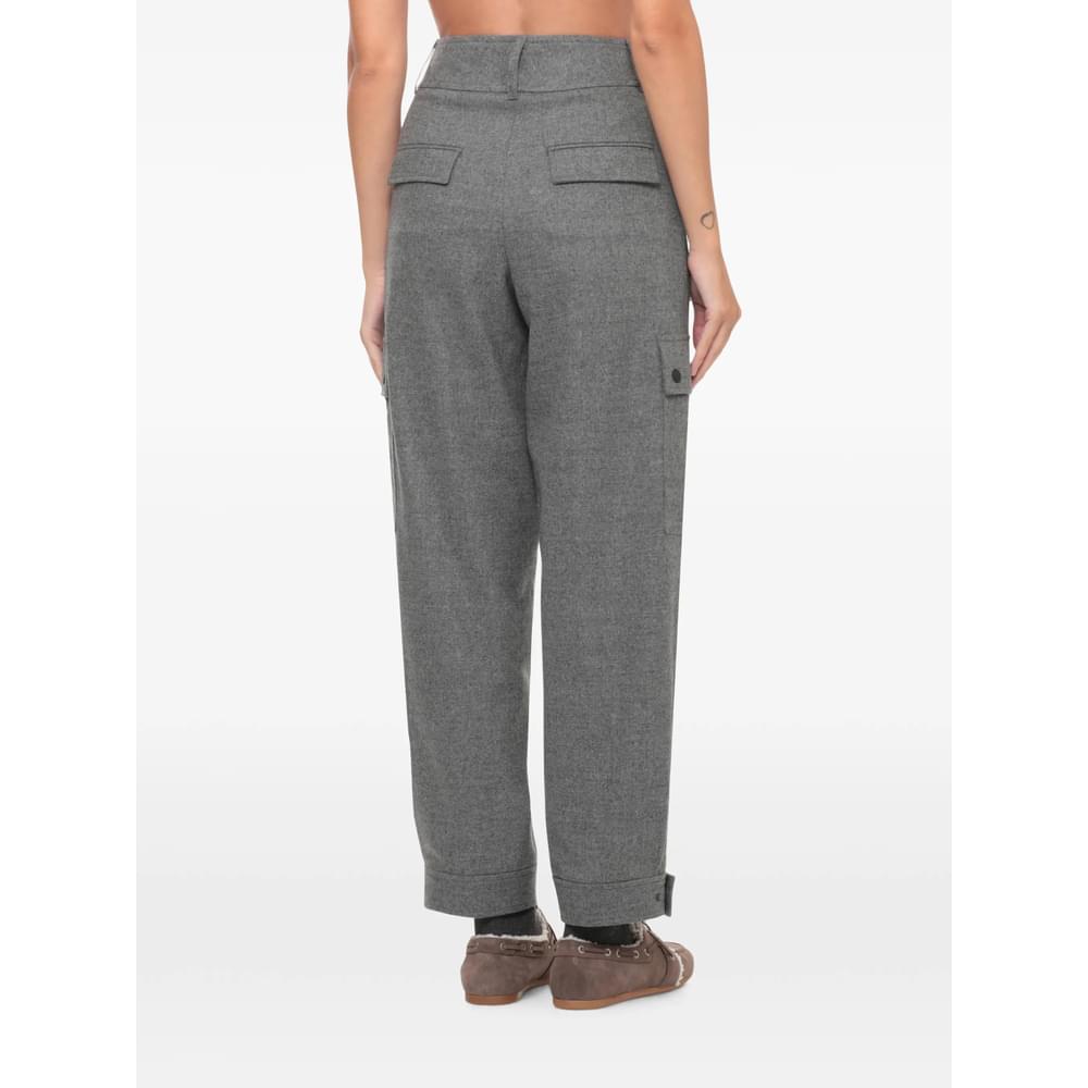 Peserico Grey Trousers Women PESERICO
