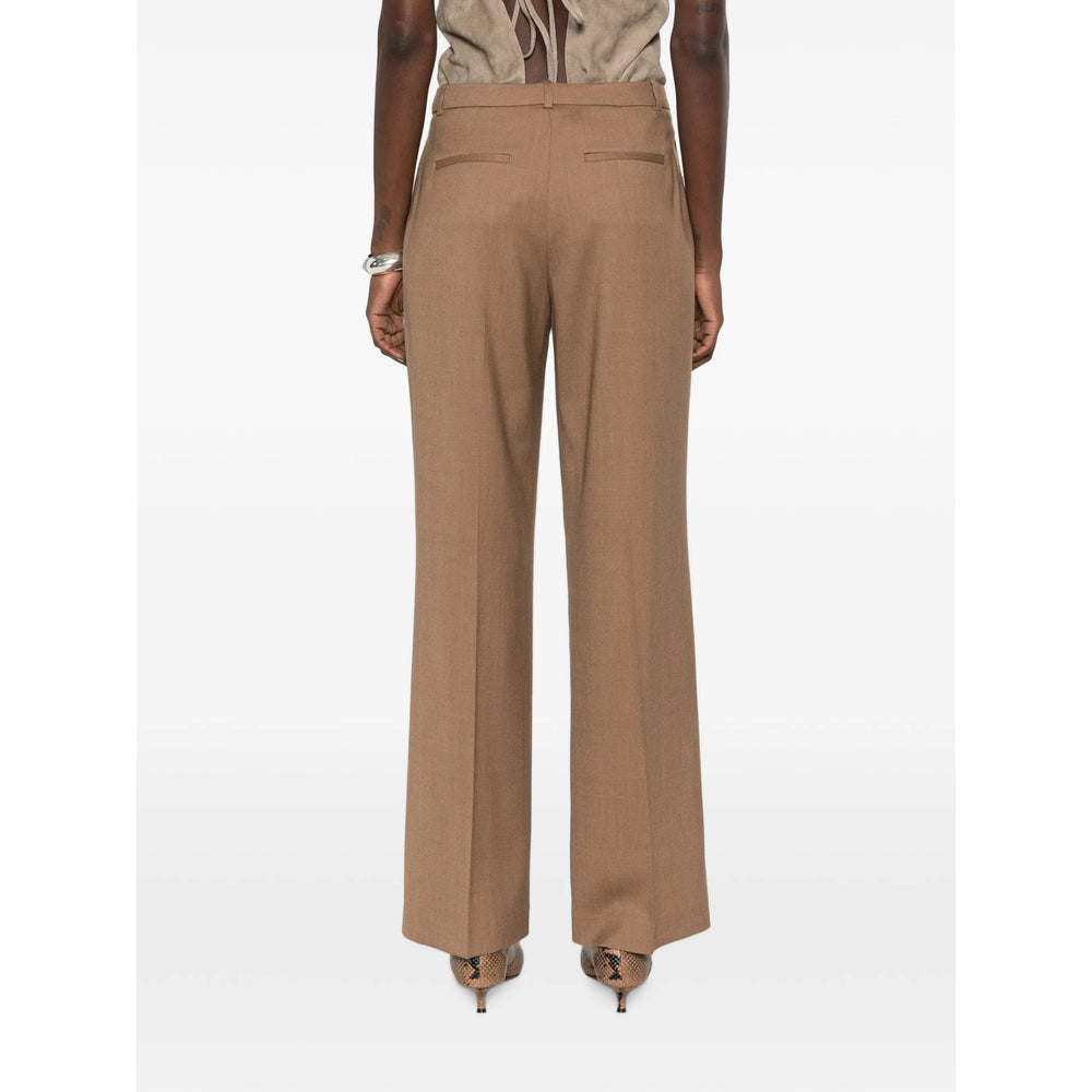 Peserico Brown Trousers Women PESERICO