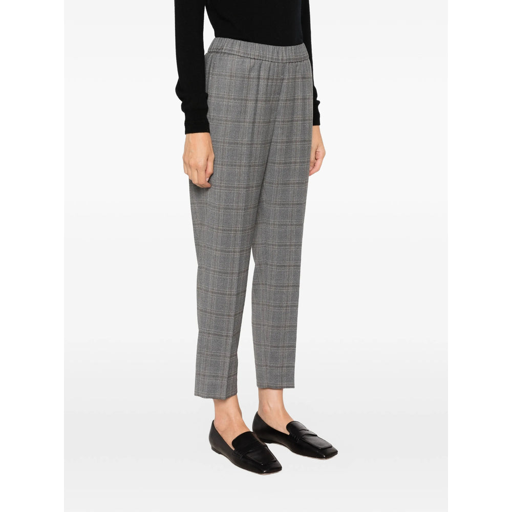 Peserico Grey Trousers - Straight Trousers Women PESERICO