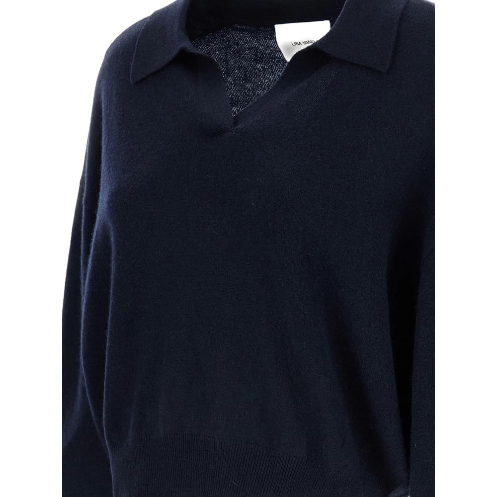 Lisa Yang Blue Knitwear - Jumpers Women LISA YANG