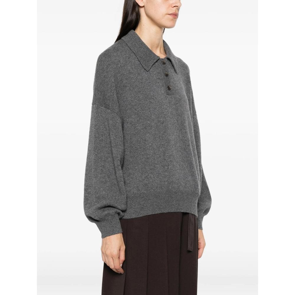 Lisa Yang Grey Knitwear - Jumpers Women LISA YANG