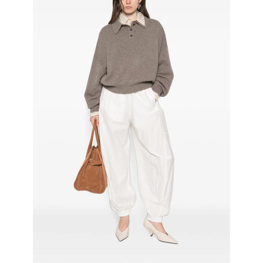 Lisa Yang Brown Tops - Polo Tops Women LISA YANG