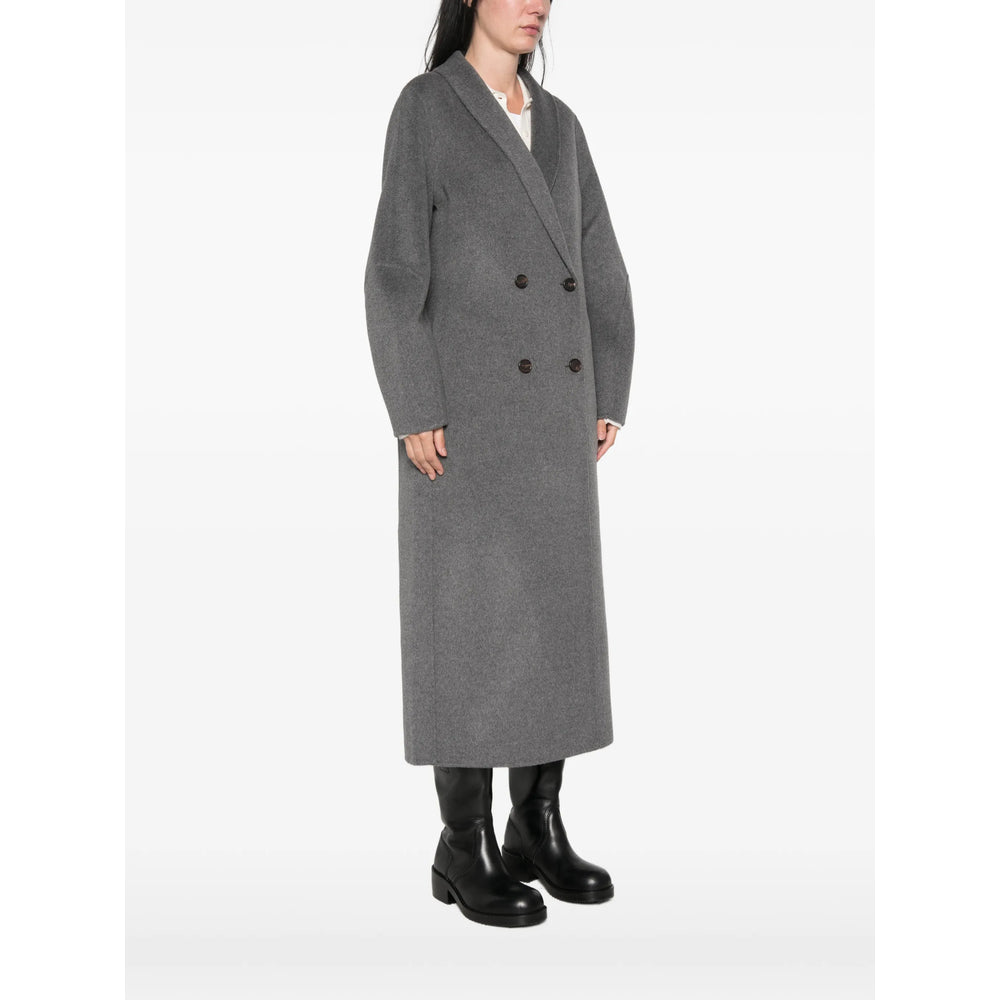 Lisa Yang Grey Coats - Double Breasted & Peacoats Women LISA YANG