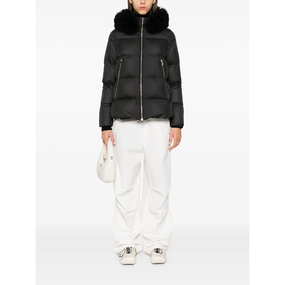 Moncler Black Coats - Parka Coats Women MONCLER
