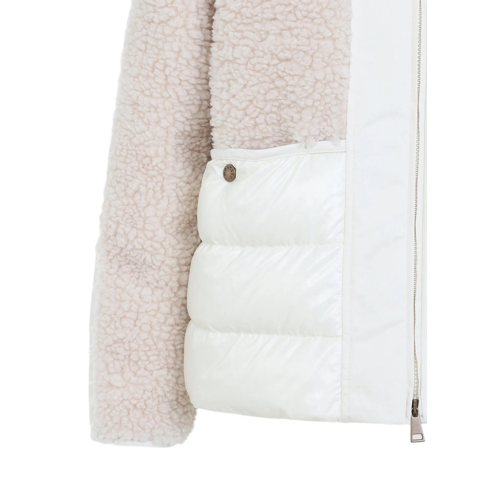 Moncler Neutrals Jackets - Faux Fur & Shearling Jackets Women MONCLER