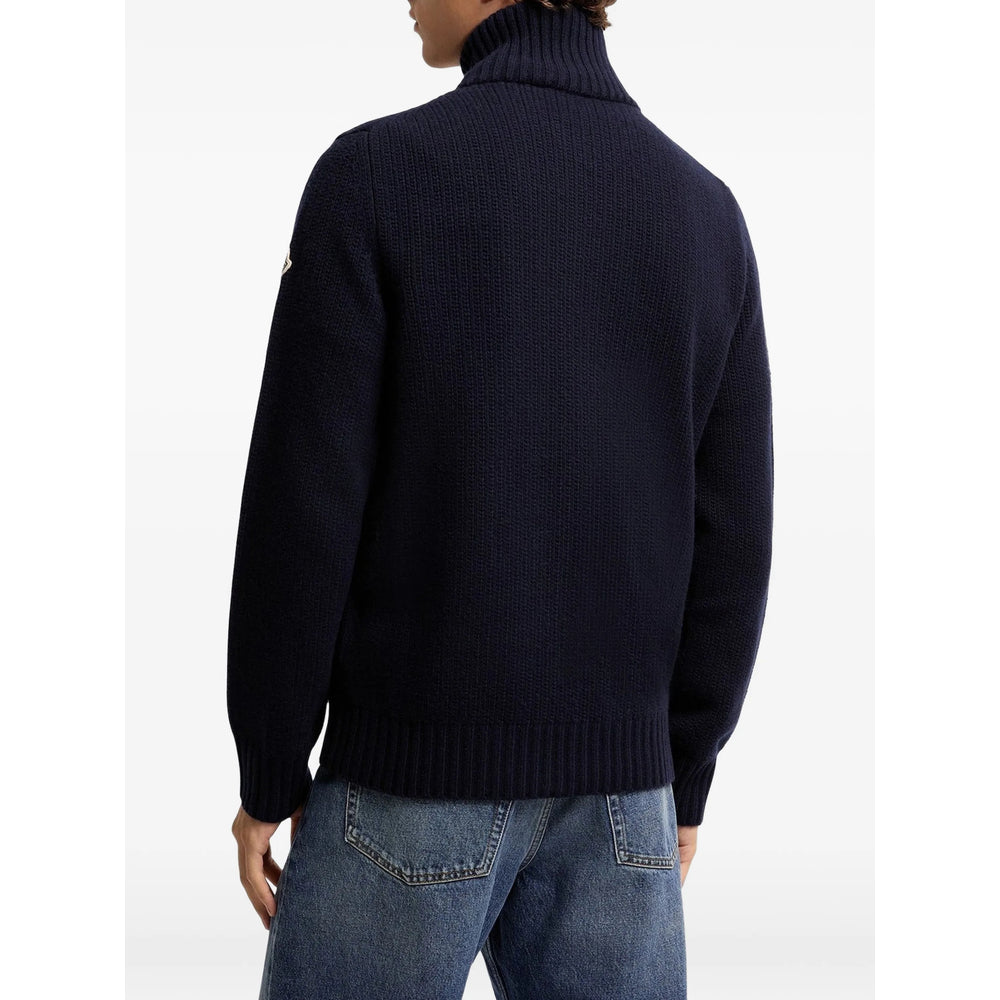 Moncler Blue Sweaters & Knitwear - Cardigans Men MONCLER