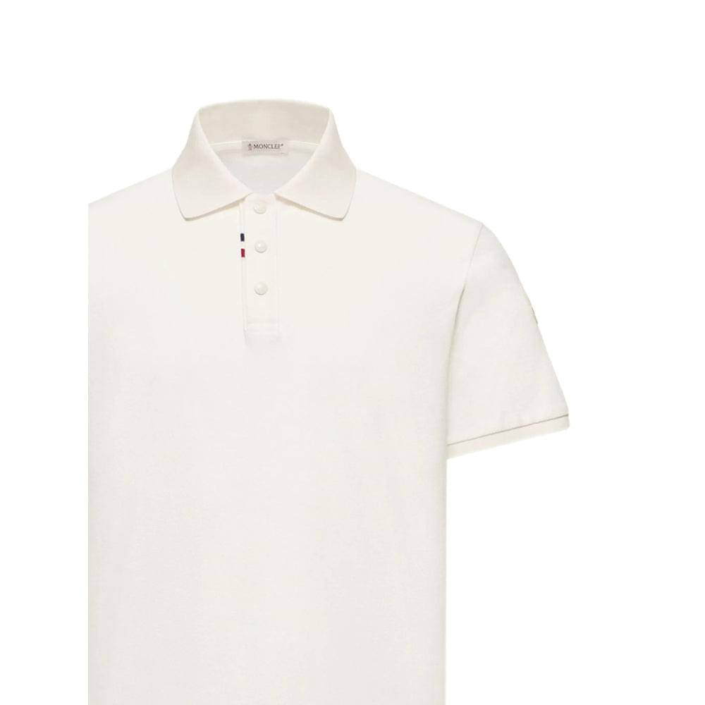 Moncler White Polo Shirts Men MONCLER