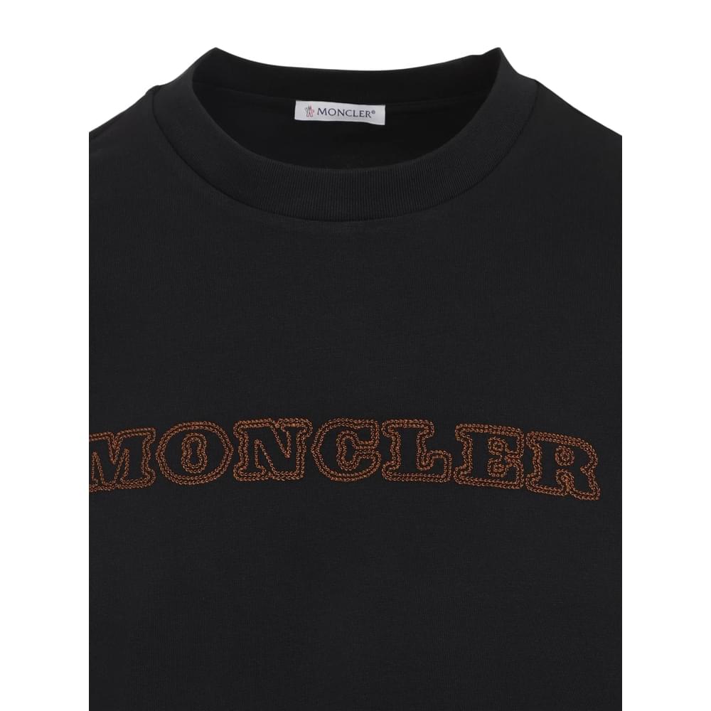 Moncler Black T-Shirts & Vests Men MONCLER