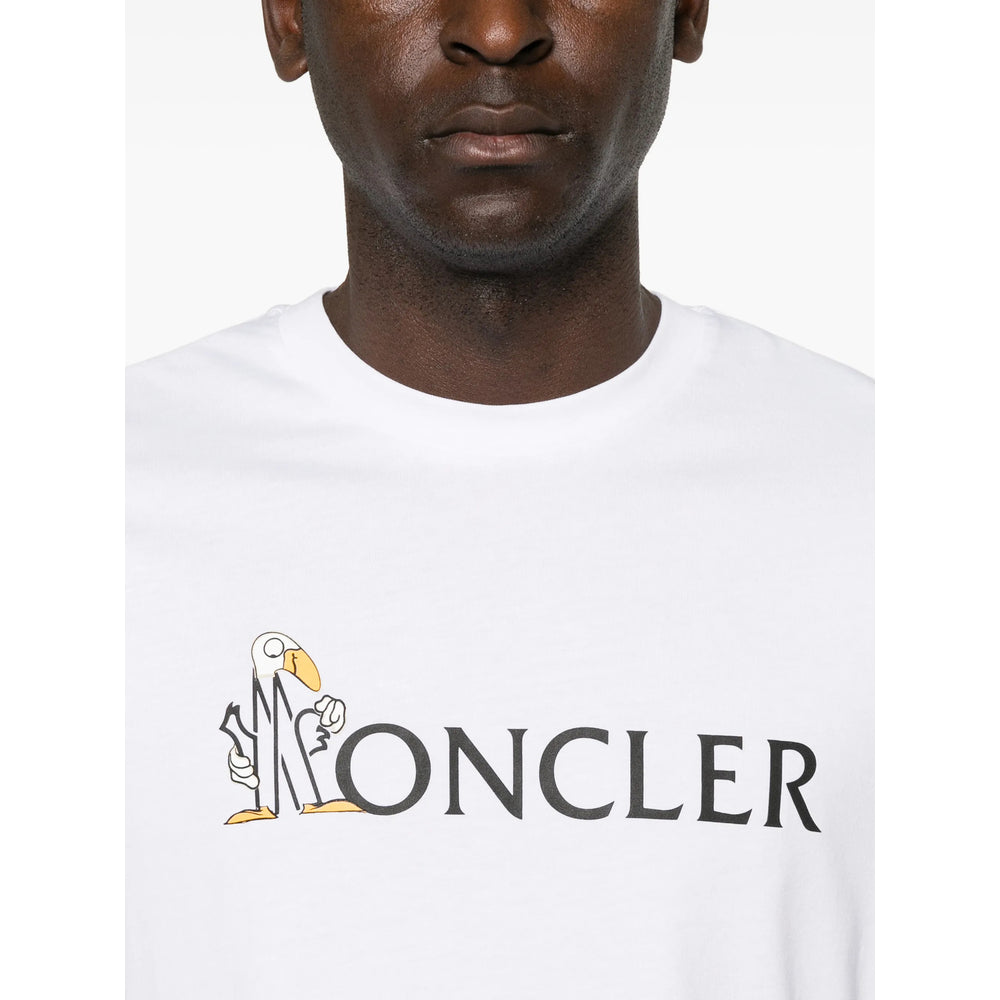 Moncler White T-Shirts & Vests Men MONCLER