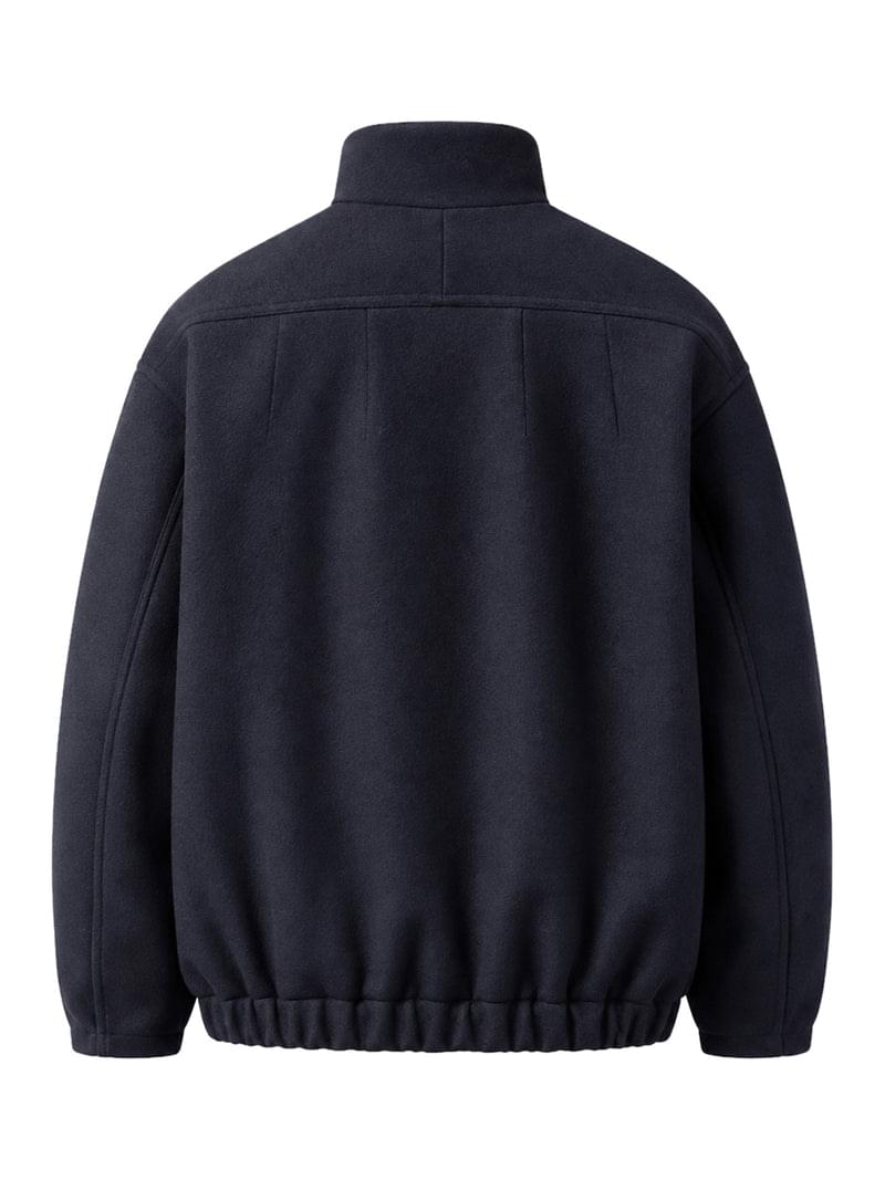 Dries Van Noten Women Wool-Blend Bomber Jacket With High Collar DRIES VAN NOTEN