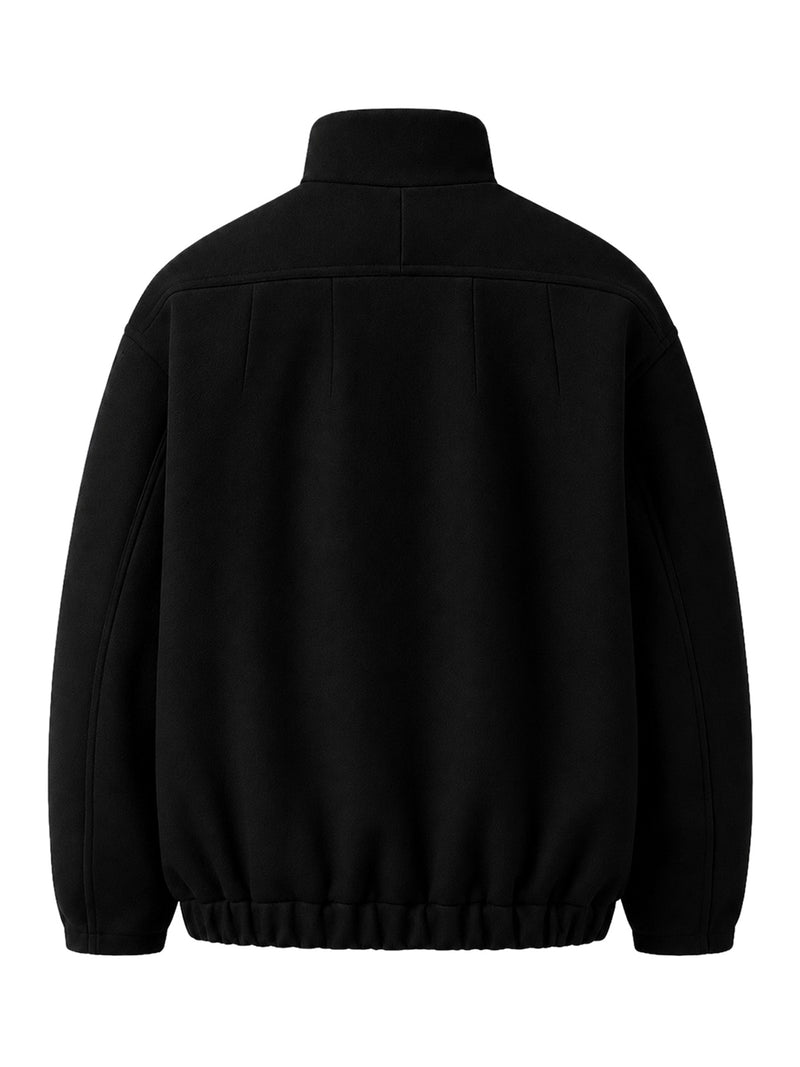 Dries Van Noten Women Wool-Blend Bomber Jacket With High Collar DRIES VAN NOTEN