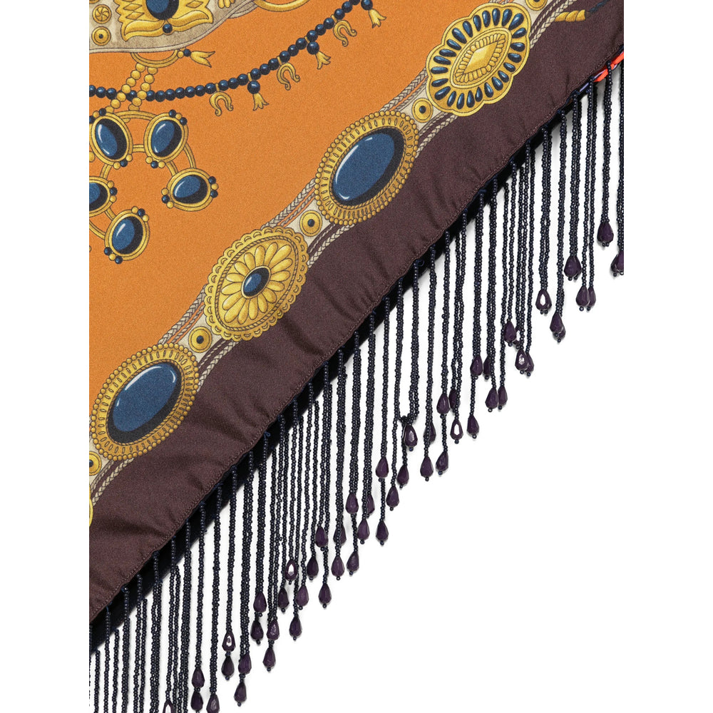 Etro Orange Scarves Women ETRO