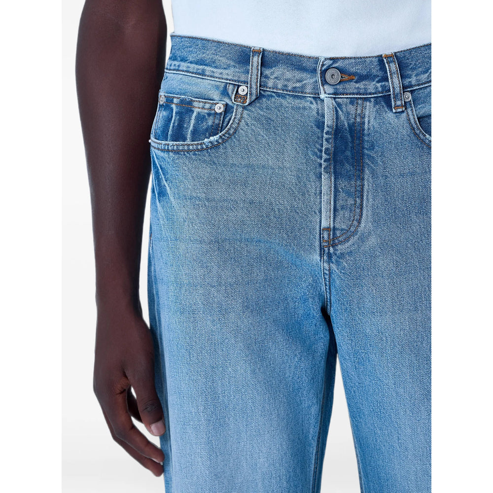 Jacquemus Blue Denim - Regular & Straight-Leg Jeans Men JACQUEMUS