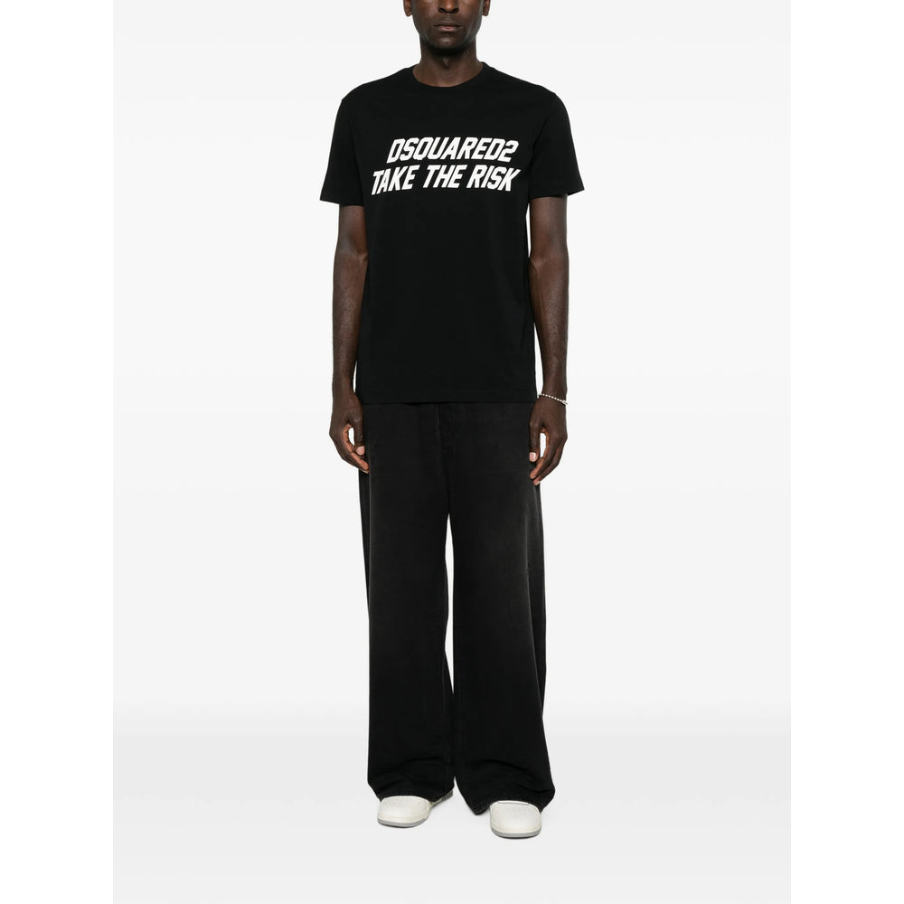 Dsquared2 Black T-Shirts & Vests - T-Shirts Men DSQUARED2