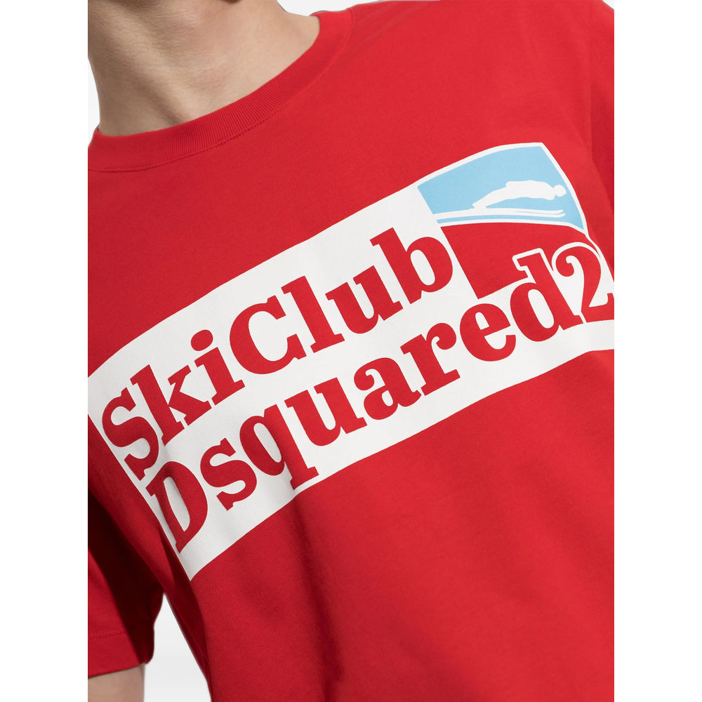 Dsquared2 Red T-Shirts & Vests - T-Shirts Men DSQUARED2