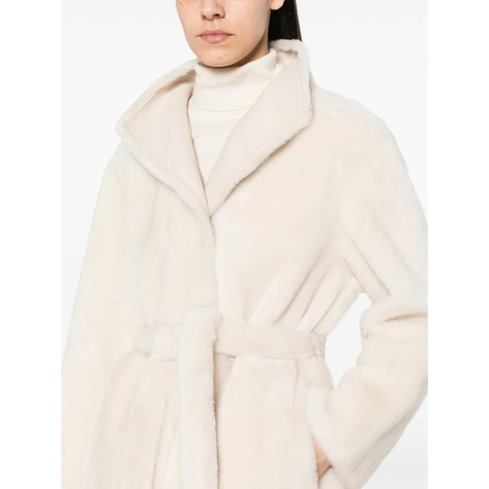 Yves Salomon Neutrals Coats - Faux Fur Coats Women YVES SALOMON