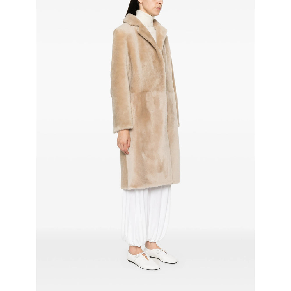 Yves Salomon Neutrals Coats - Faux Fur Coats Women YVES SALOMON