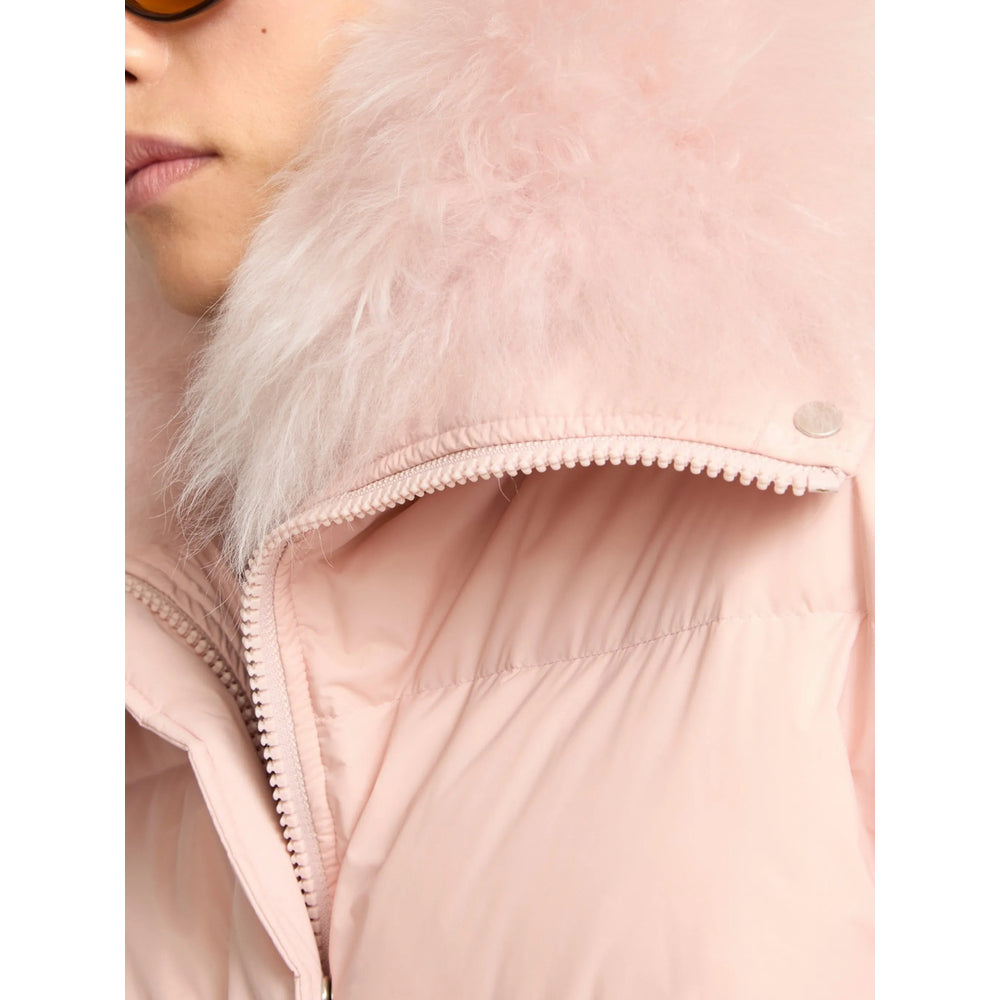 Yves Salomon Pink Jackets - Puffer Jackets Women YVES SALOMON