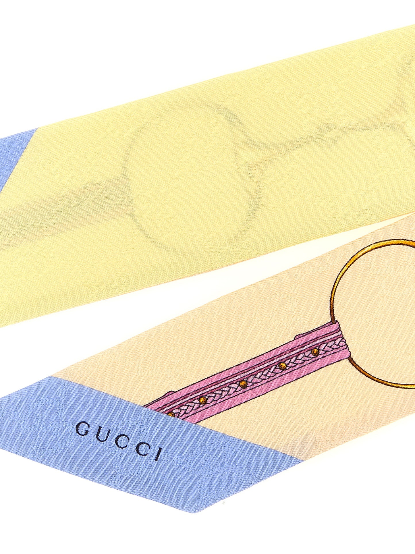Gucci Women Double-Face Silk Ribbon GUCCI