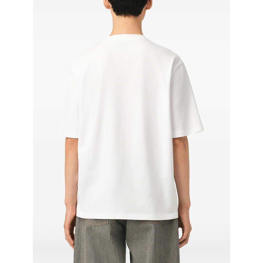 Ami Paris White T-Shirts & Vests - T-Shirts Men AMI PARIS