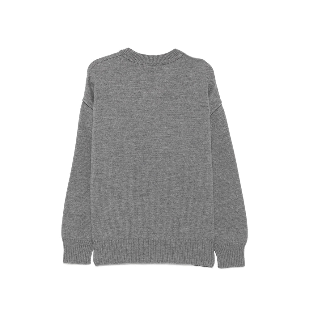 Ami Paris Grey Sweaters & Knitwear - Jumpers Men AMI PARIS