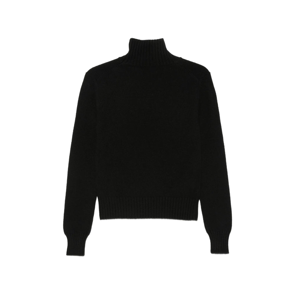 Ami Paris Black Knitwear - Jumpers Women AMI PARIS