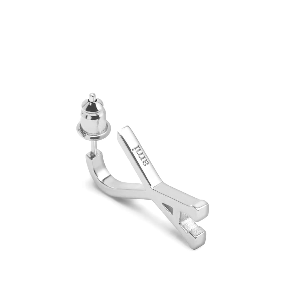 Ami Paris Silver Earrings Women Women AMI PARIS