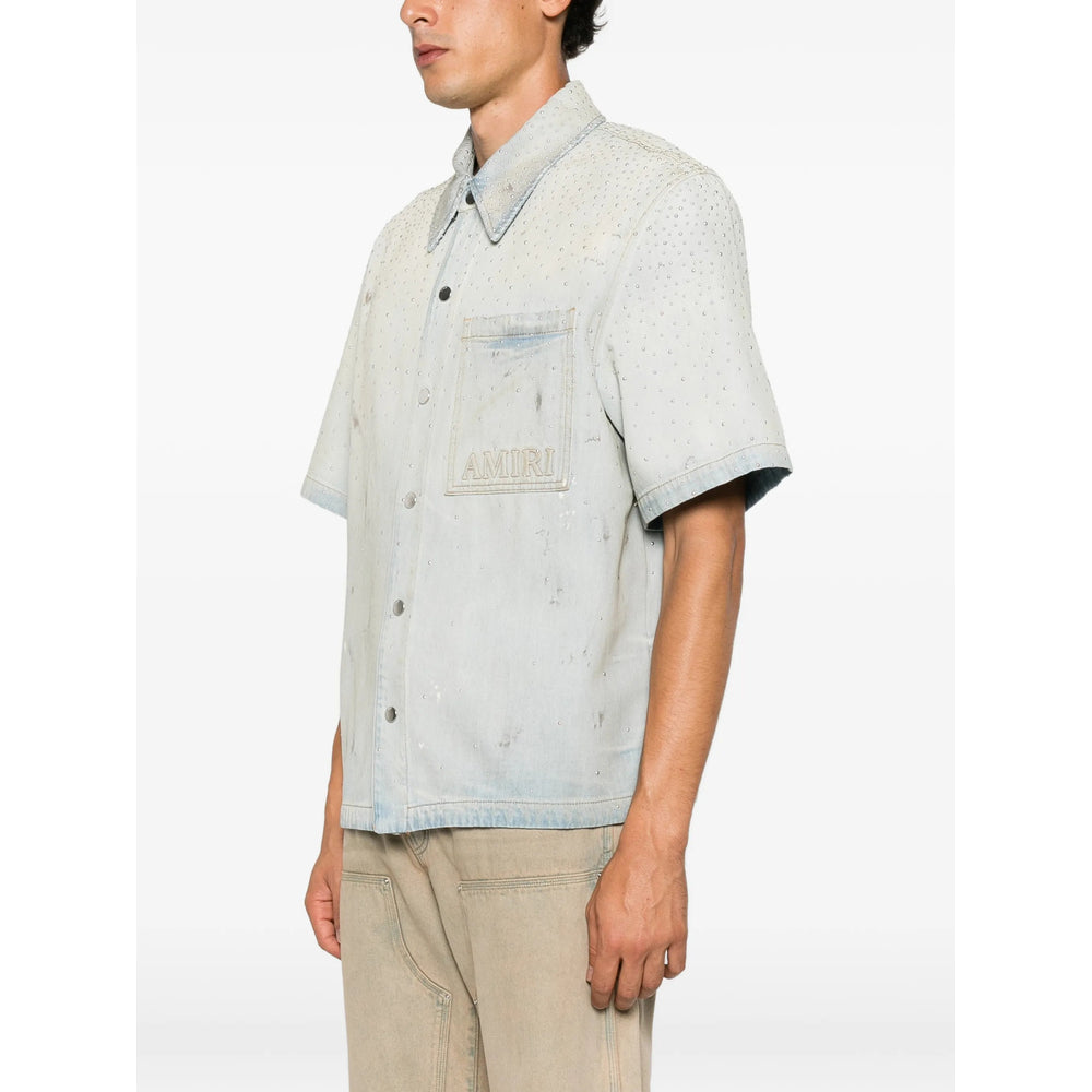 Amiri Blue Shirts Men AMIRI