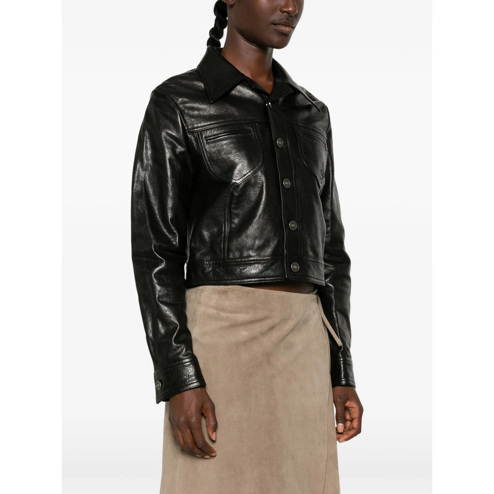 Amiri Black Jackets - Leather Jackets Women AMIRI