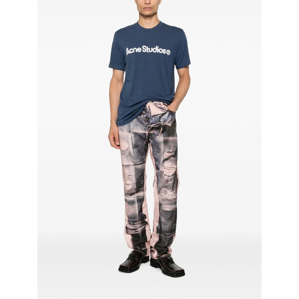 Acne Studios Blue Denim - Regular & Straight-Leg Jeans Men ACNE STUDIOS