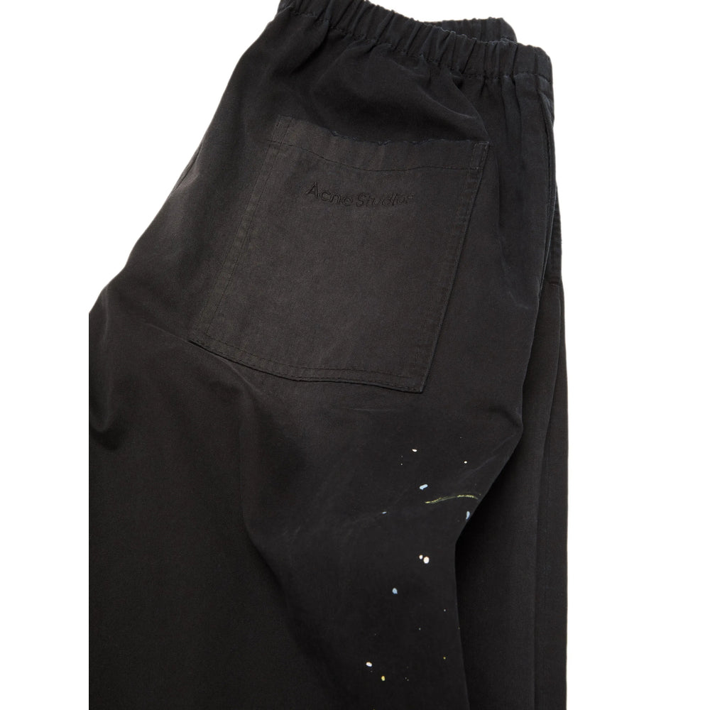 Acne Studios Black Trousers - Regular & Straight-Leg Trousers Men