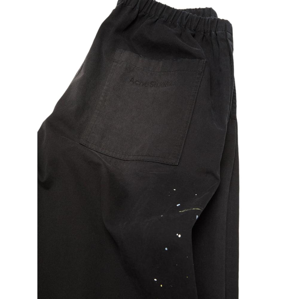 Acne Studios Black Trousers - Regular & Straight-Leg Trousers Men ACNE STUDIOS