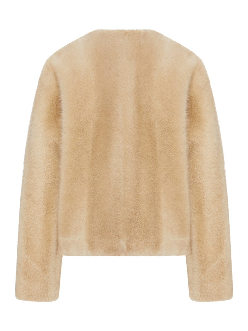 Max Mara Studio Women Short Eco Fur Jacket MAX MARA STUDIO