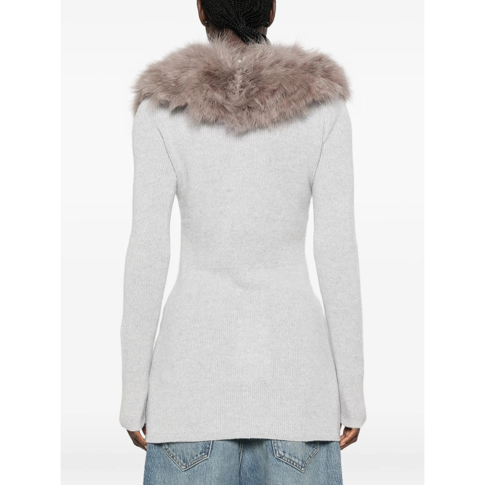 Blumarine Grey Knitwear - Cardigans Women BLUMARINE
