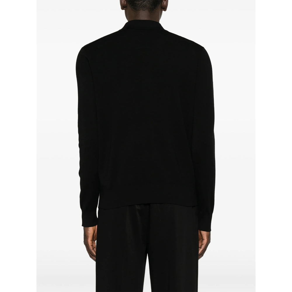 Burberry Black Polo Shirts - Jumpers Men BURBERRY