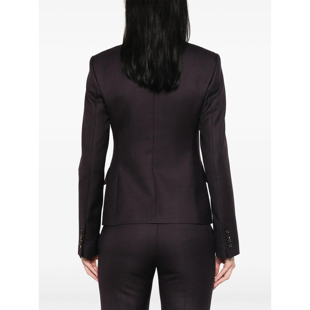 Burberry Purple Jackets - Blazers Women BURBERRY
