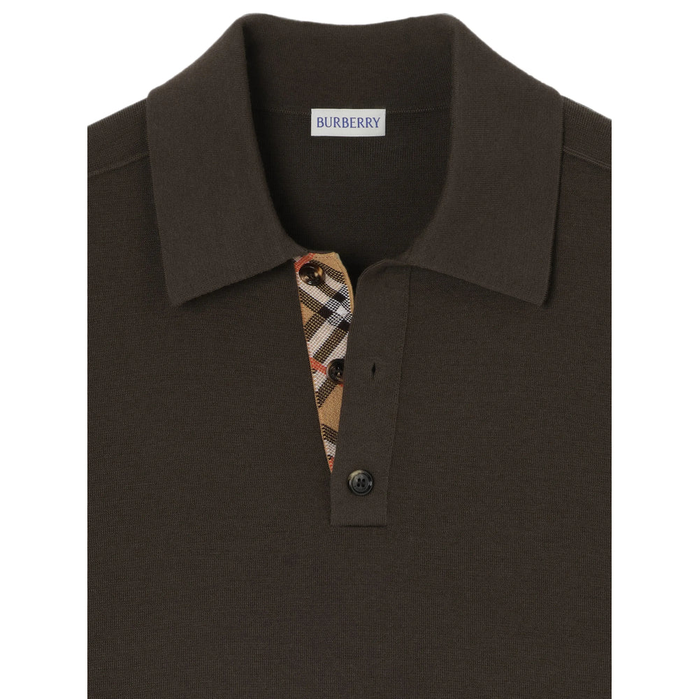 Burberry Brown Polo Shirts Men BURBERRY