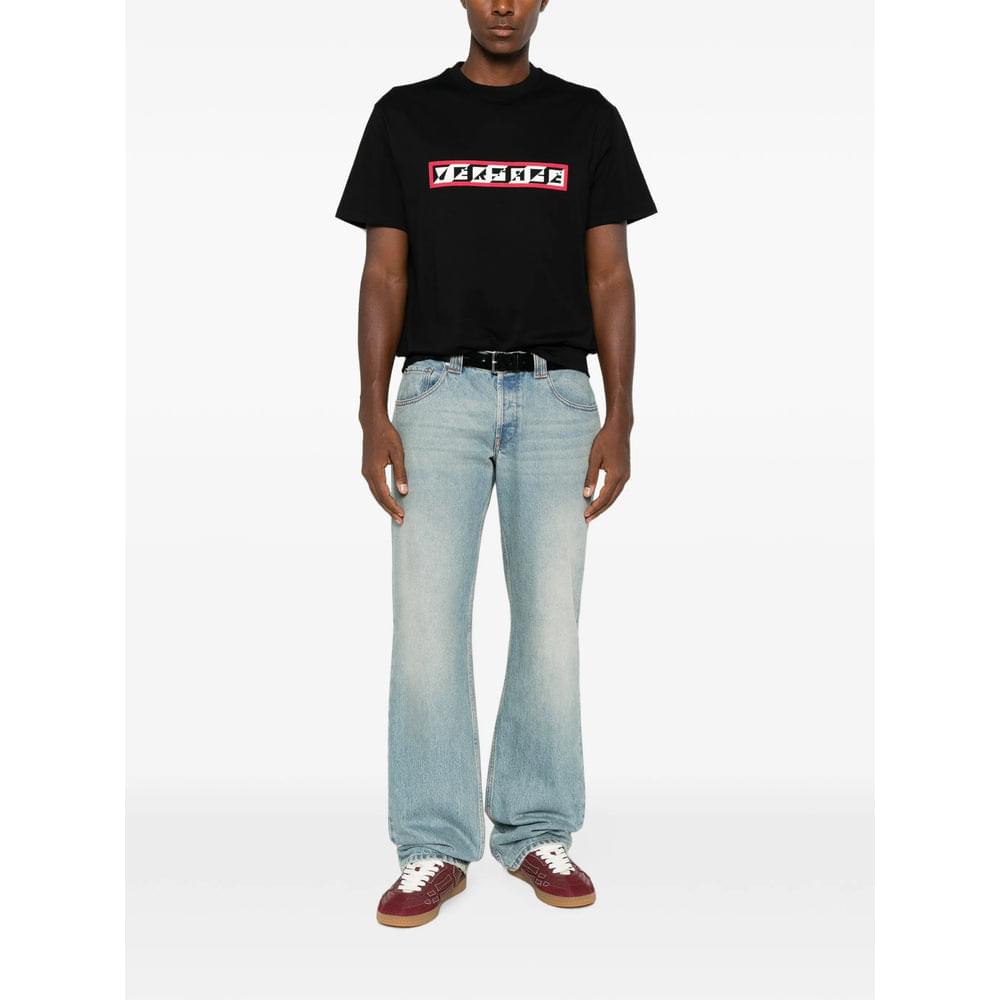 Versace Black T-Shirts & Vests - T-Shirts Men VERSACE