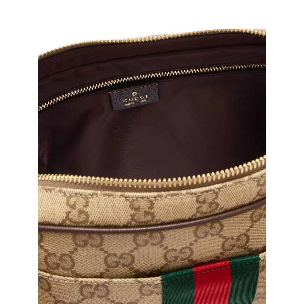 Gucci Neutrals Shoulder Bags Men GUCCI