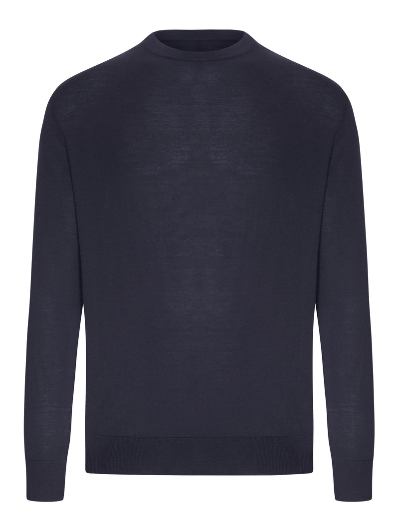 Zegna Men 15Milmil15 Trophy Wool Crewneck ZEGNA