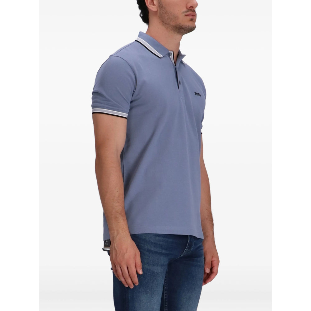 Boss Blue Polo Shirts Men BOSS