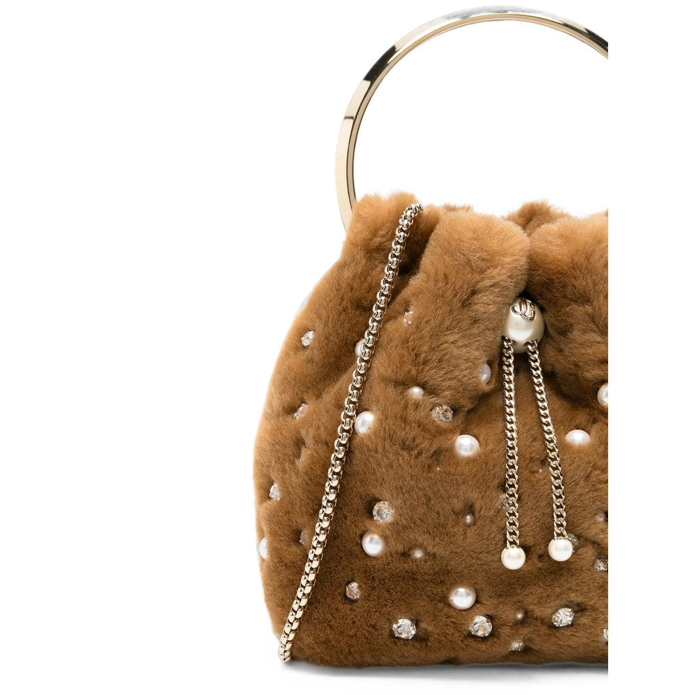 Jimmy Choo Brown Bucket Bags Women JIMMY CHOO