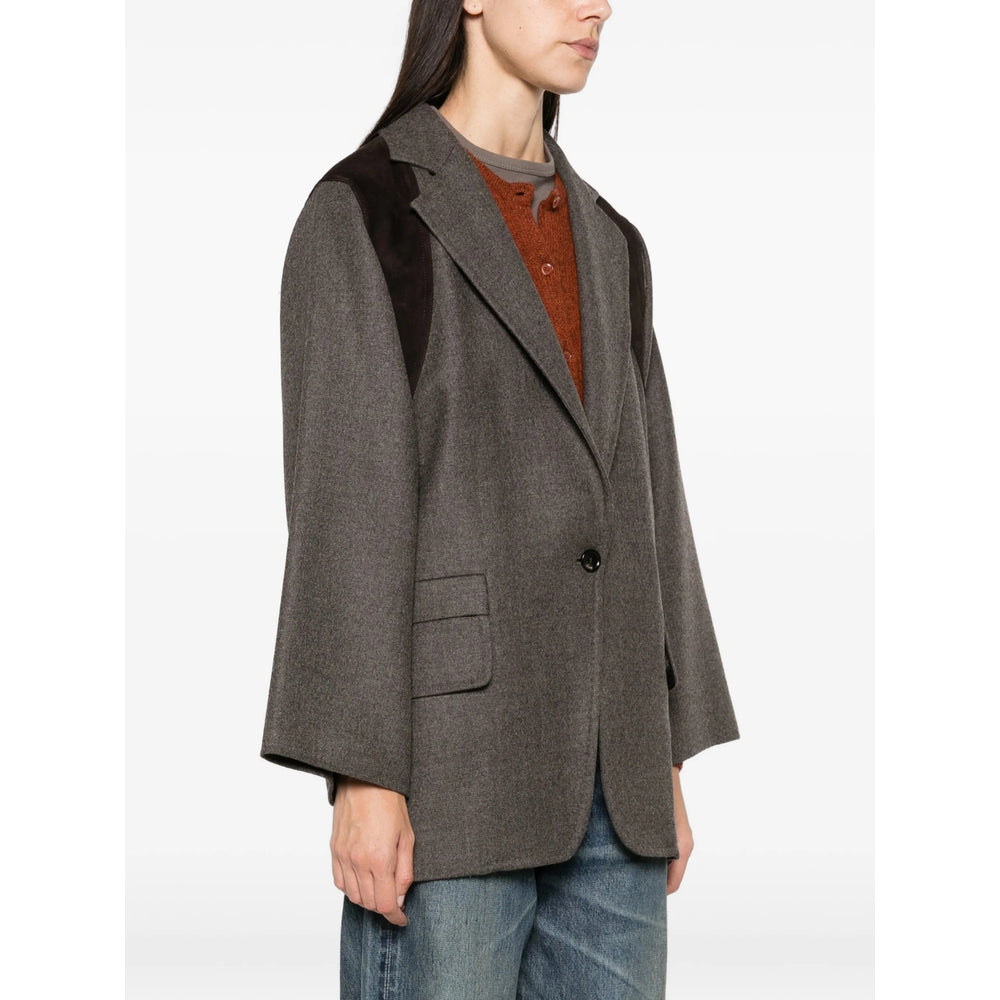 Max Mara Grey Jackets - Blazers Women MAX MARA