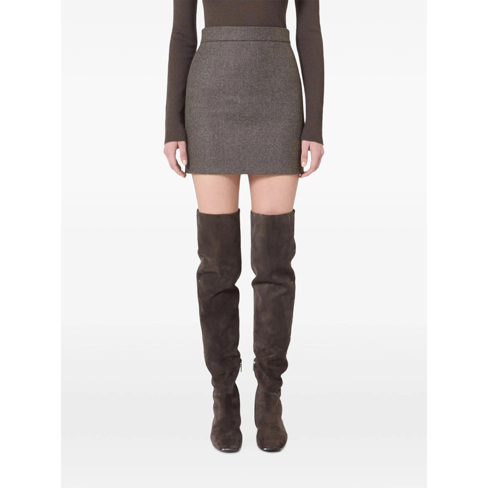 Max Mara Grey Skirts Women MAX MARA