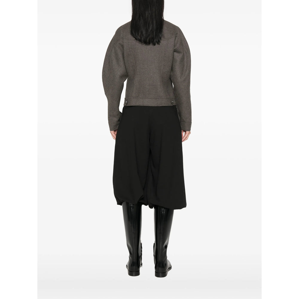 Max Mara Grey Coats - Single Breasted Coats Women MAX MARA
