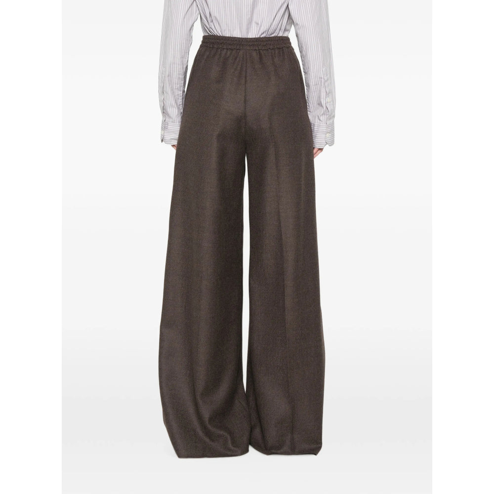 Max Mara Brown Trousers - Palazzo Pants Women MAX MARA