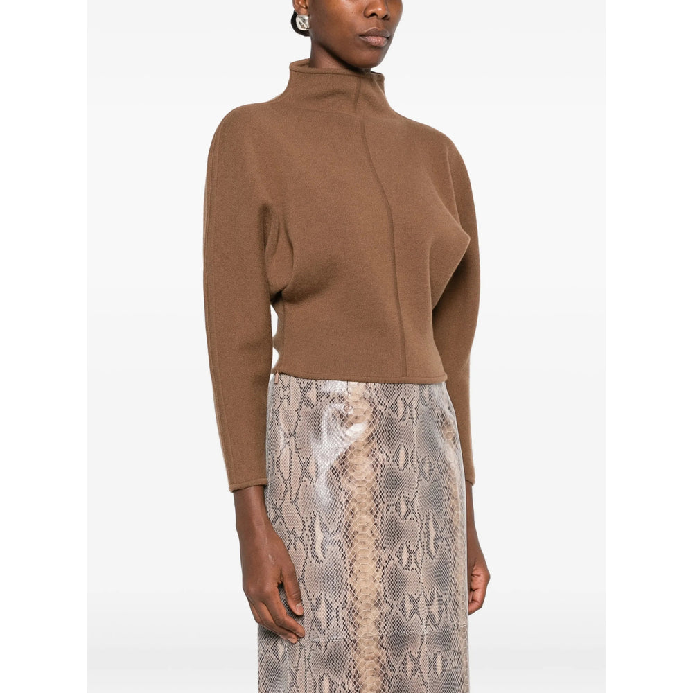 Max Mara Brown Knitwear - Jumpers Women MAX MARA