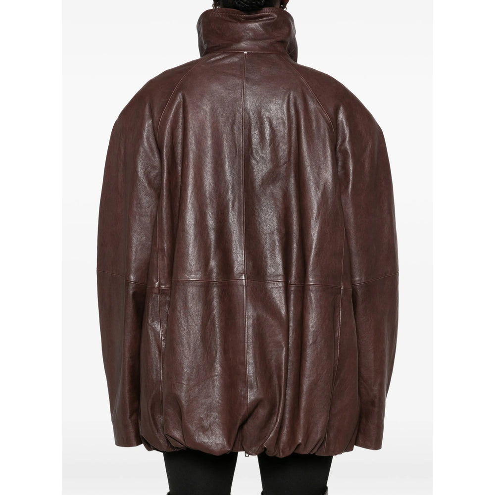 Sportmax Brown Jackets - Leather Jackets Women SPORTMAX